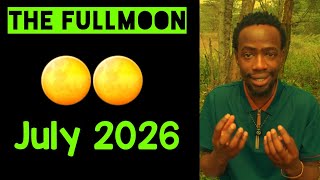 the full moon  July 29th 2026