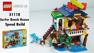 LEGO Surfer Beach House - Surfer-Strandhaus (31118 - 2021) Creator - Speed Build