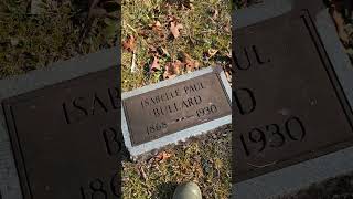 Isabel Hannah Paul Bullard September 26, 1867-October 20, 1930 #familytree #familysearch #graves