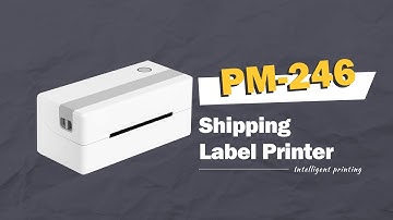 Phomemo PM246 Introduction丨Shipping Label Printer PM-246 Overview丨Driver Download for Laptop