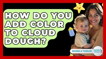 How Do You Add Color To Cloud Dough? - Raising A Toddler