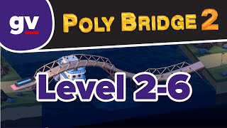 Poly Bridge 2 - 2-06 Roundabout - Walkthrough