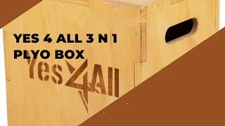 Yes4All 3 in 1 Wooden Plyometric Box - Unboxing & Assembly
