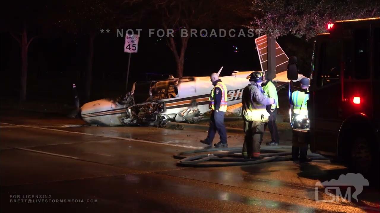 12122022 Carrollton,TX Plane Crash on Major City Street YouTube