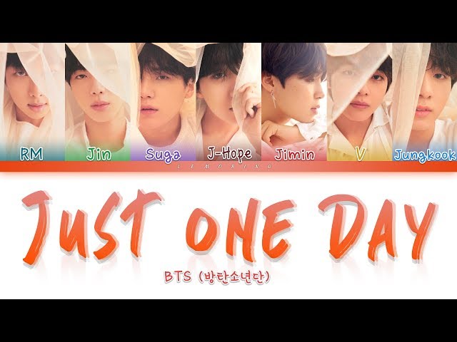 BTS (방탄소년단) - Just One Day (하루만) [Color Coded Lyrics/Han/Rom/Eng] class=