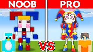 Noob vs Pro: Amazing Digital Circus Build Challenge - Minecraft