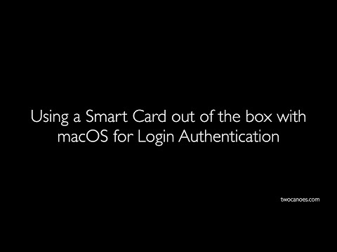 Using a Smart Card out of the box with macOS for Login Authentication