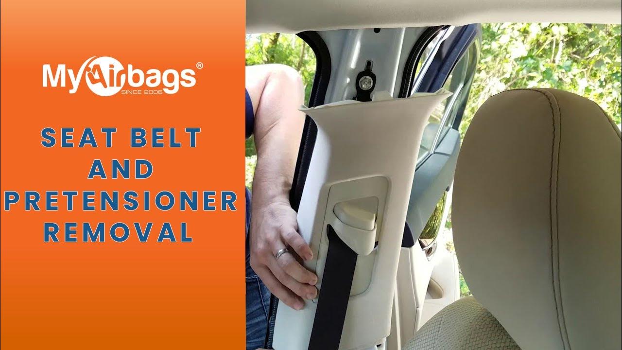 How To Remove a Seat Belt and Pretensioner by MyAirbags - YouTube
