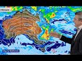 Oz 7 day  eastern drenching then cooler  darwins possible cyclone risk