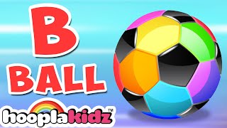 how to spell ball new preschool learning videos by hooplakidz