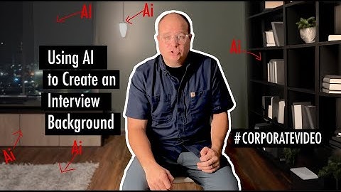 Using AI to create an Interview Background