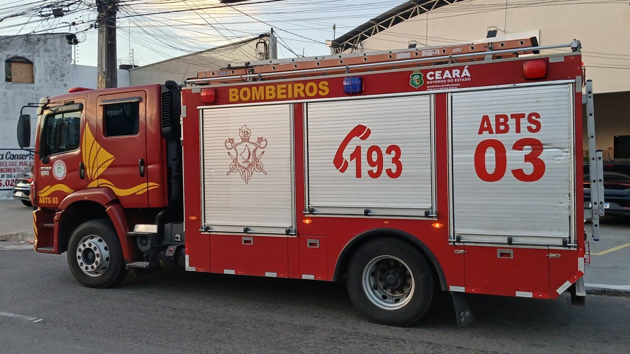 🚒 DESLOCAMENTO do ABTS 03 em código 3 e ABT 46 em regresso à base | CBMCE