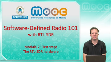 MOOC SDR 101 2: First steps. The RTL-SDR hardware