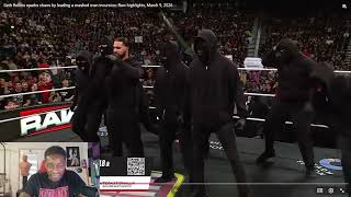 Seth Rollins leads a Masked Men Attack 