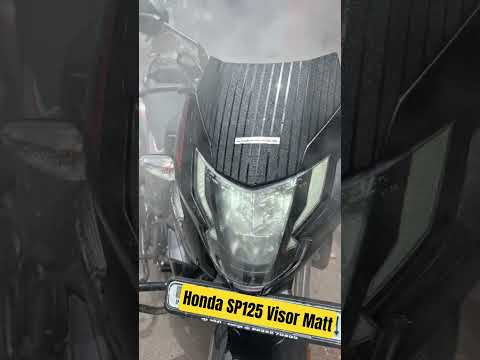 Honda SP125 Modified Visor #youtubeshorts #hondasp125