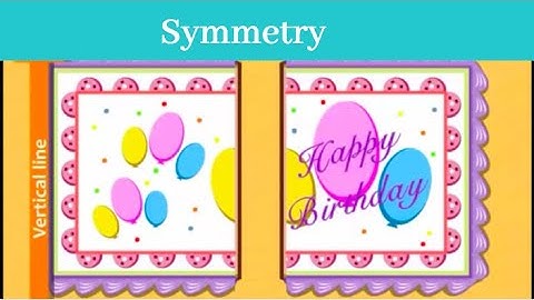 What is symmetry in math | Symmetry in daily life | Line of symmetry | Mirror line | iPrep
