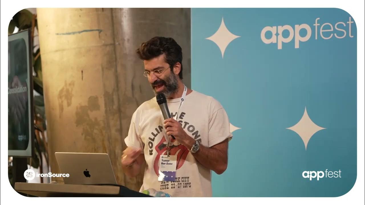 to Appfest 2022 Tomer Bar Zeev, ironSource // Appfest 2022
