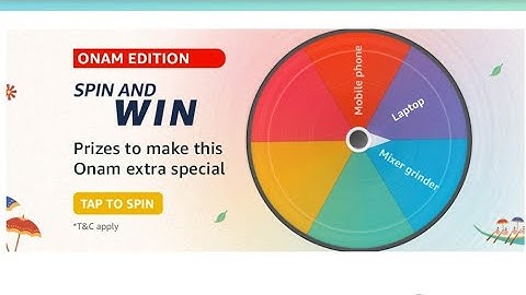 Amazon Onam Edition Spin And Win Today Answers | 10 August 2021