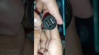 Dual Car Charger USB For Car Mobil USAMS Lighter Switch Replacement 2 Ports