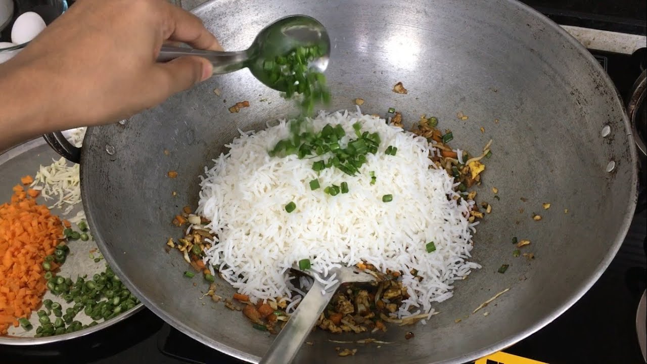 Street Style Egg Fried Rice With Stir Fry Sauce Step By Step Recipe YouTube