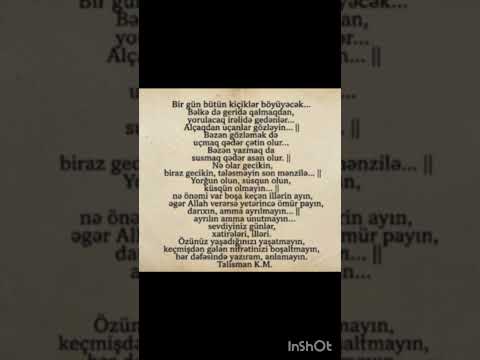 Gecikməyin #trend #şeir #shortvideo#mənalıstatuslar #viral #hitsong #hit thumbnail