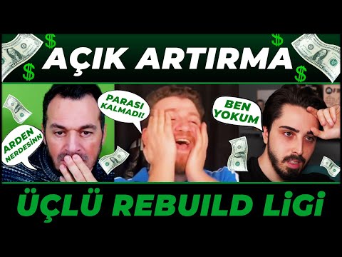 İki Sezon Açık Artırma! | Bedavaya 90'lık Yıldız! | Üçlü Rebuild Ligi w/ @ardenpapazyan @OnurOnline