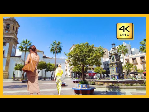 [4K 60FPS] ALGECIRAS walking tour, Algeciras, a city in southern Spain, A lot of Arab style