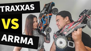 ARRMA vs TRAXXAS (Race Day!)