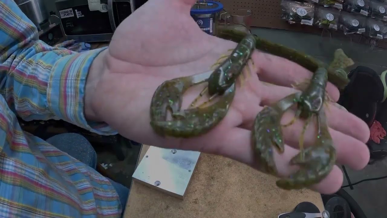 Часть 1 из 2 вариантов цветов конфет Green Pumpkin Candy — Изготовление мягких пластиковых приманок