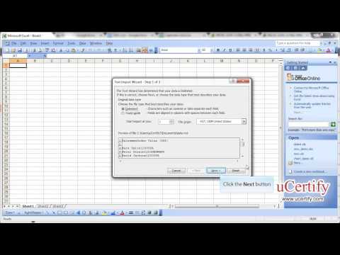 Import Data And Change Text To Column Data