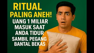 RITUAL PALING ANEH! Uang 1 Miliar Masuk Saat Anda Tidur Sambil Pegang Bantal Bekas