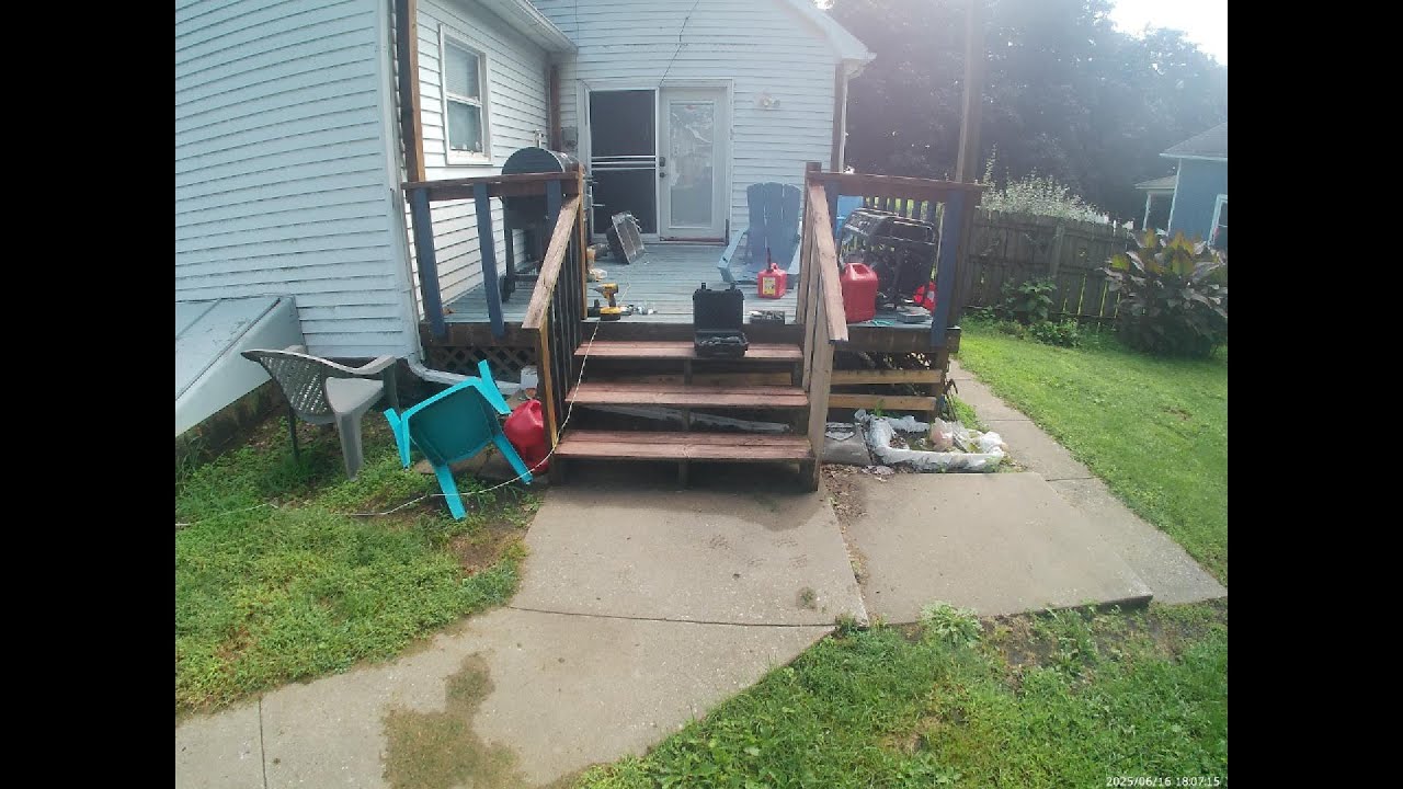 Rebuilding stairs for a porch made out of wood part 1
