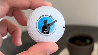 My customized golf balls!