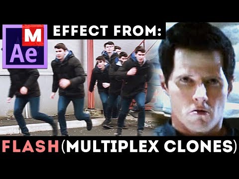 Flash - Multiplex Clones - Matrix - Agente Smith Clones - Duplo Rolo Clonagem: After Effects Tutorial