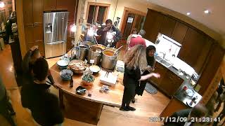 2017 25th Big Soup Party time-lapse of Kitchen