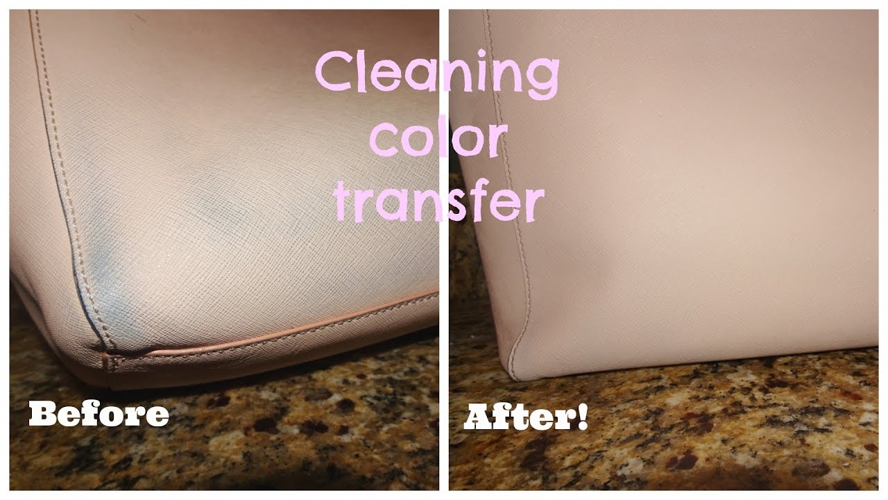 EASIEST Way To Clean Color Transfer Off Saffiano Leather YouTube EASIEST Way To Clean Color Transfer Off Saffiano Leather YouTube