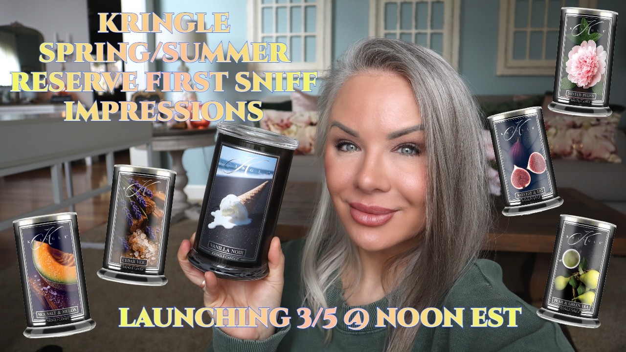 Первые впечатления от аромата свечи Kringle Candle Reserve весна/лето 🕯️
