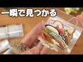 小さいフレークシールが一瞬で見つかる透明ミニ蛇腹の作り方【100均DIY】