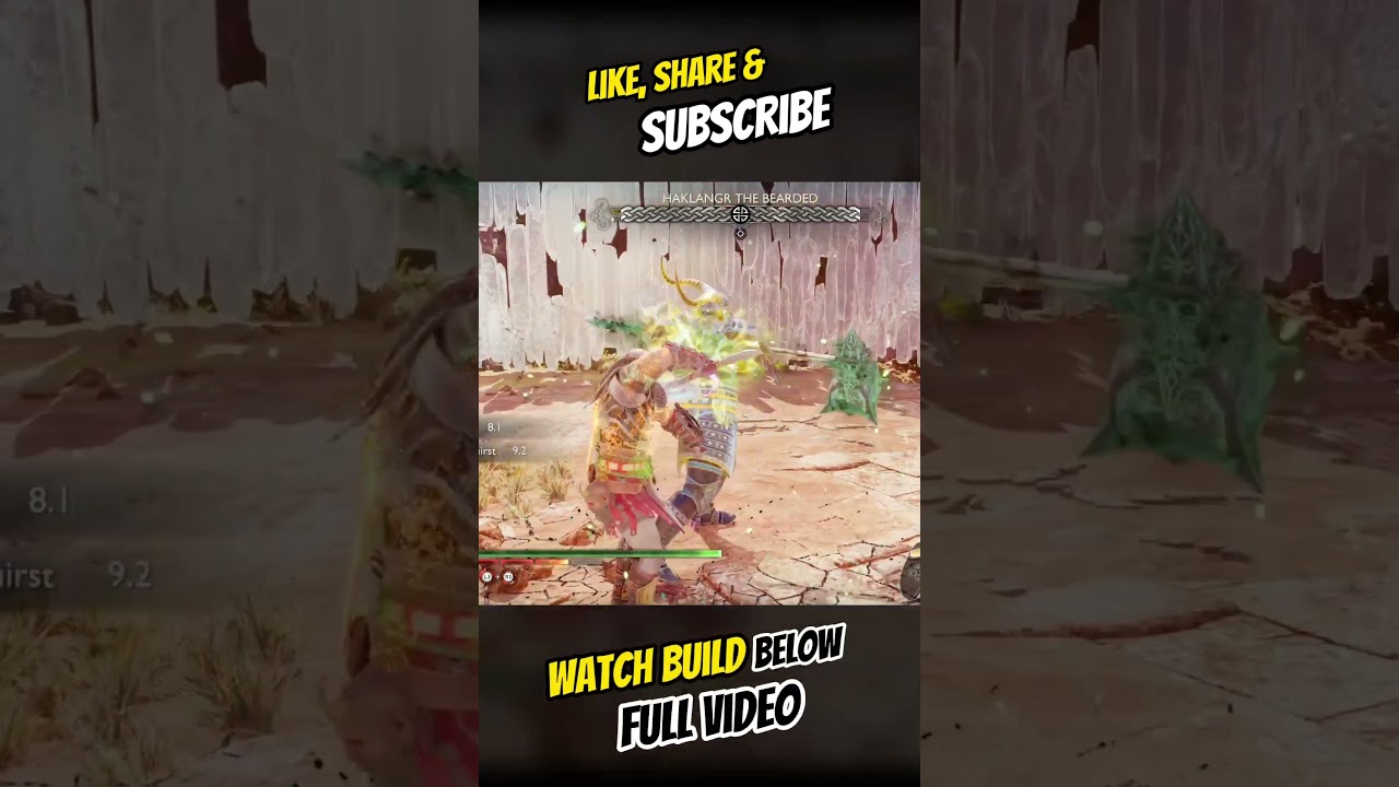 Max Level Axe Build 🤜 Haklangr The Bearded 