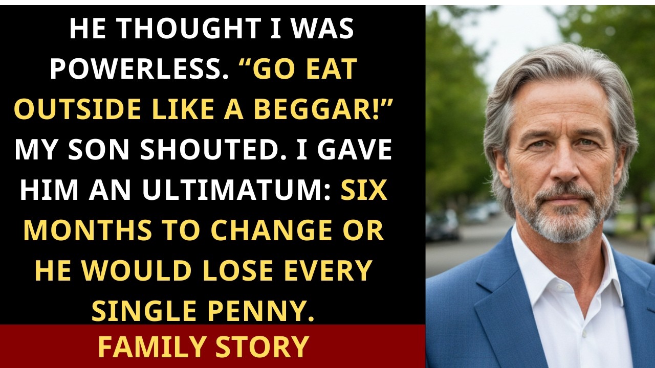My Son Humiliated Me at the Restaurant — Even Though I Was the Owner.