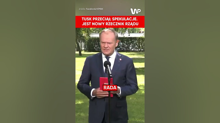 Tusk przeciął spekulacje. Jest nowy rzecznik rządu #polityka #wydarzenia #informacje