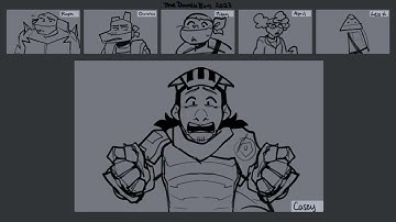 basically the beginning of the rottmnt movie || ROTTMNT ANIMATIC