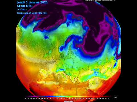 الدوامة القطبية ومسار الكتل القطبية
