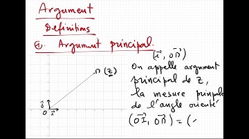 Nombre complexe Partie 2 français