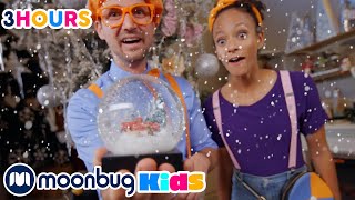 Blippi x Meekah's Merry Holiday Treasure Hunt | Educational Videos For Kids | Celebrating Diversity