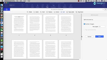 How to Split PDF on Mac ?