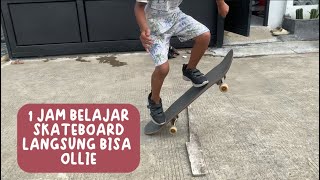 cara belajar skateboard untuk pemula,tiktac,rem,sampai ollie