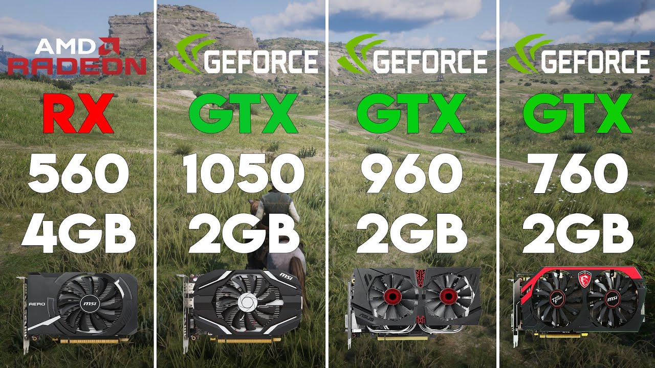 RX 560 GTX 1050 vs GTX 960 GTX 760 Test in 6 Games - YouTube