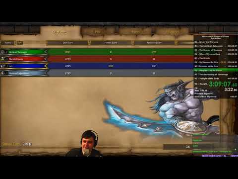 Разбор мирового рекорда по WarCraft 3 RoC. Кампания Ночных Эльфов.