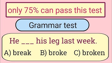 25 English Grammar MCQs with Answers | Grammar Quiz for All Learners